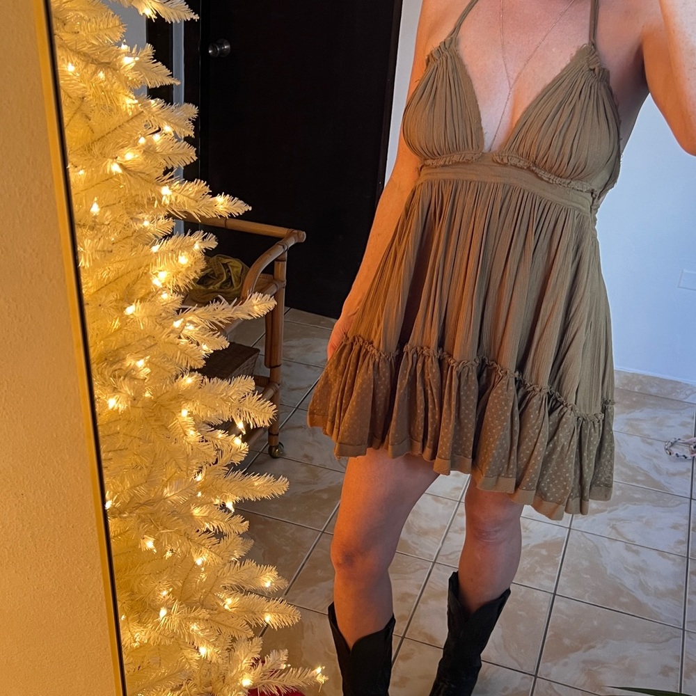 100 Degree Mini Dress • MOSS • XS • Free People